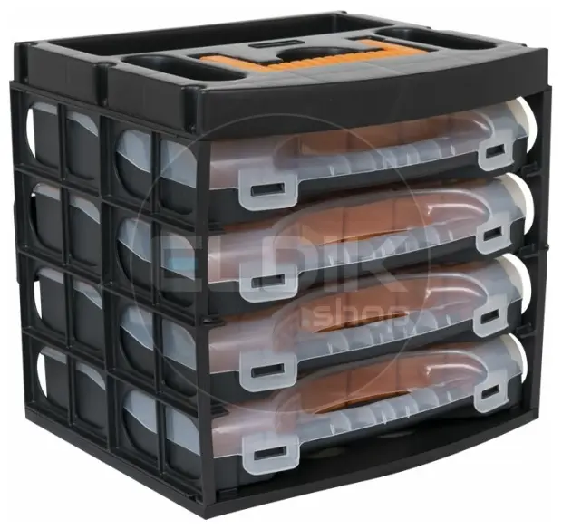 E-Tools Midibox Opbergassortimentbox met 4 assortimentsdozen - 179247