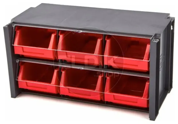 Tayg 306006/4 4 x Stapelbare Wandkast met Klep - 6 Bakken