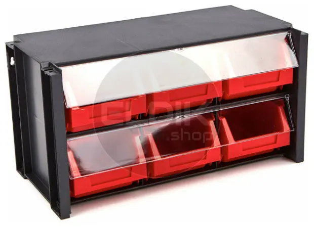 Tayg 306006/4 4 x Stapelbare Wandkast met Klep - 6 Bakken