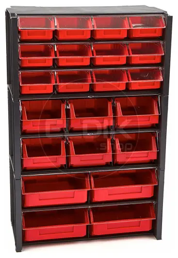 Tayg 304002/4 4 x Stapelbare Wandkast met Klep - 4 Bakken