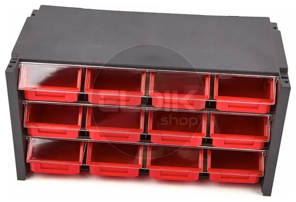 Tayg 312007/4 4 x Stapelbare Wandkast met Klep - 12 Bakken
