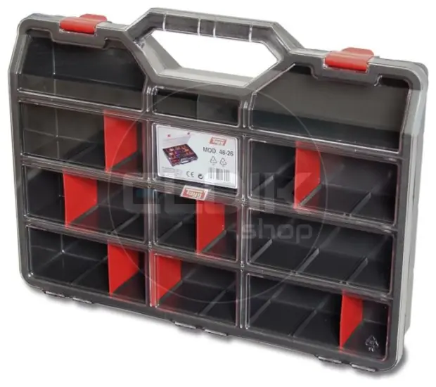 Tayg 48-26 5 x Assortimentskoffer L460 x B350 x H81 mm - Polycarbonaat - 148002/5