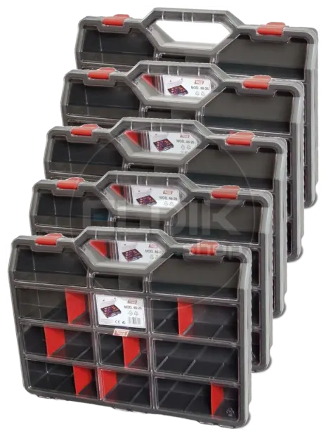 Tayg 48-26 5 x Assortimentskoffer L460 x B350 x H81 mm - Polycarbonaat - 148002/5