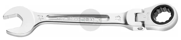 Facom 467BF.7 Scharnierende Ringsteeksleutel met Ratel 7 mm