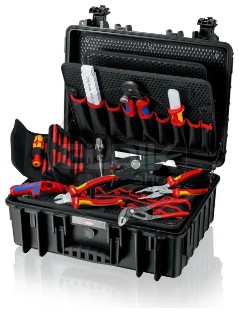 Knipex Robust23 25 Delige Gevulde Gereedschapskoffer - Elektra - 00 21 35