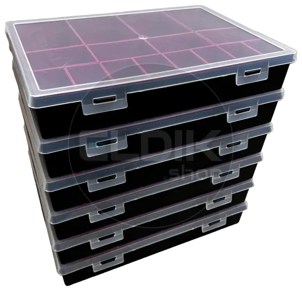 Tayg 330/50/16 6 x Assortimentsdoos met Inzetbakjes L330 x B247 H54 mm - 035005/6