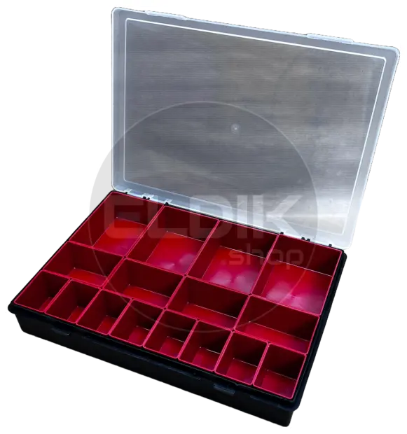 Tayg 330/50/16 Assortimentsdoos met Inzetbakjes L330 x B247 H54 mm - 035005