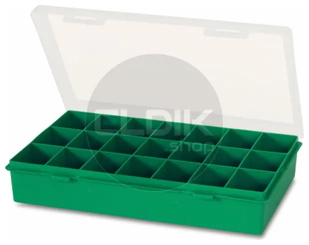 Tayg 12-21 Assortimentsdoos L290 x B195 x H54 mm - Groen - 060106