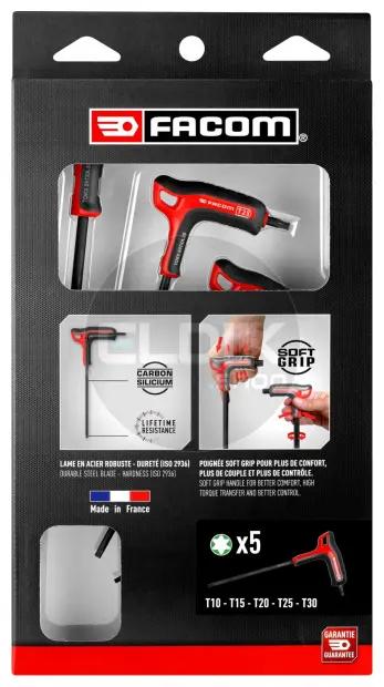 Facom 89TXA.PB 5 Delige Torxsleutel T-Greep Torx®