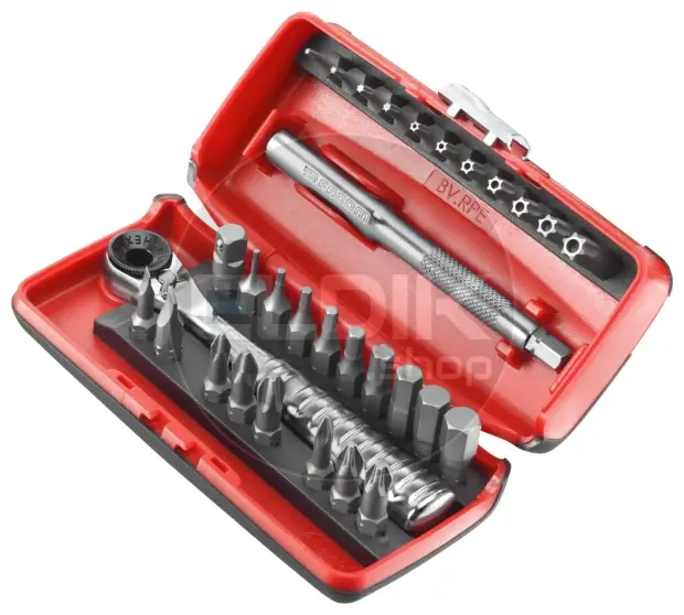 Facom R.PEJ31PB 31 Delige Bitset met Compacte Ratel en Bithouder 1/4"