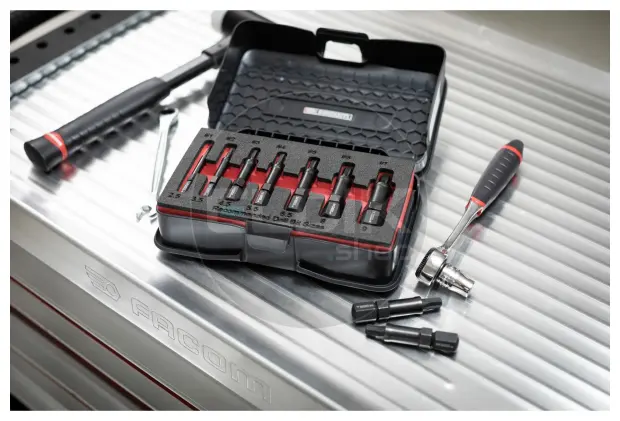 Facom SXE.J7MGRPPB Boutreparatieset OGV® Extractor