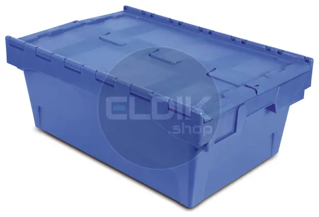 Tayg 6424-T Eurobox met Deksel L600 × B400 × H240 mm - Blauw - 265006
