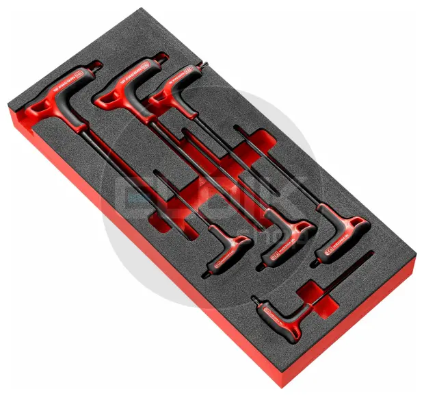 Facom MODM.89TXA Foam Module 7 Delige Torxsleutels met T- greep