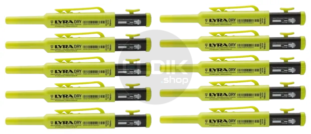 Lyra 4494102/10 10 x DRY markeerpotlood (2B)