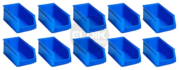 Tayg 53 10 x Magazijn Stapelbak L336 × B160 × H130 mm blauw - 253027/10