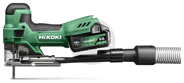 Hikoki CJ18DBWPZ Accu decoupeerzaag 18V - 135 mm /Inclusief lader en 2x 5.0Ah accu's - HSC II koffer