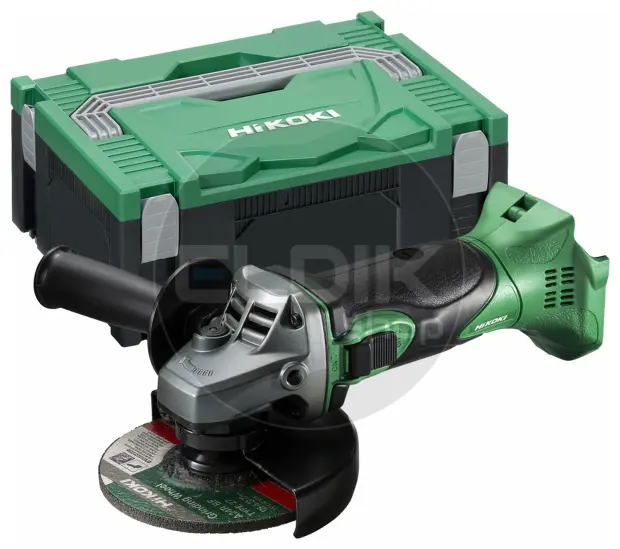 Hikoki G18DSL2W3Z Accu haakse slijpmachine - 18 V / 125 mm - Exclusief lader en accu's - In HSC II koffer