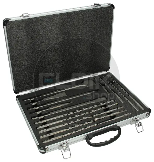 Hikoki 402555 SDS+ boren en beitels (17 stuks) in Alu koffer
