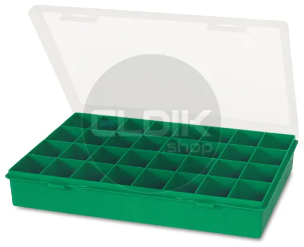 Tayg 13-32 Assortimentsdoos L330 x B247 x H54 mm - Groen - 070105