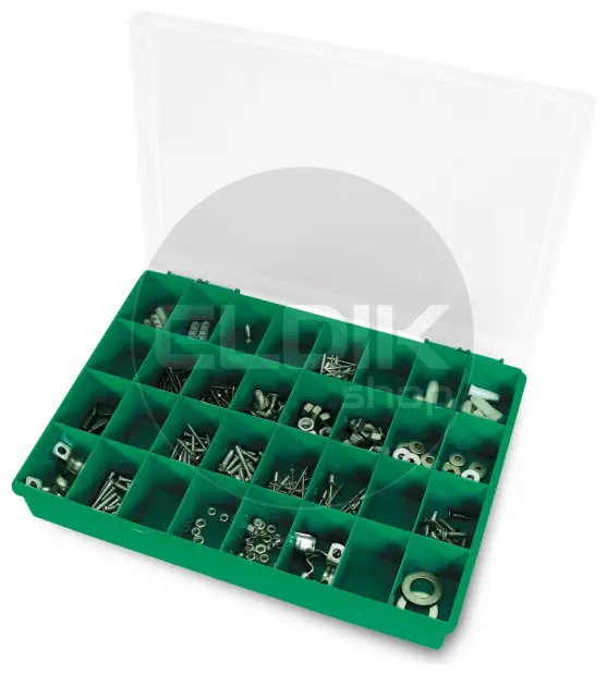 Tayg 13-32 Assortimentsdoos L330 x B247 x H54 mm - Groen - 070105