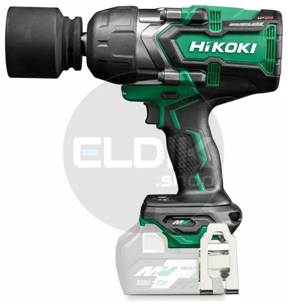 Hikoki WR36DFW2Z Accu slagmoersleutel - 36 V / 1.900 Nm-2.400 Nm / 3/4" - Exclusief lader en accu's - HSC III koffer