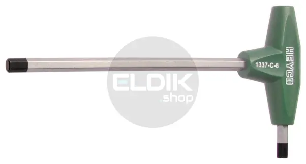 Heyco 1337010080 Schroevendraaier T-Greep Inbus 10,0