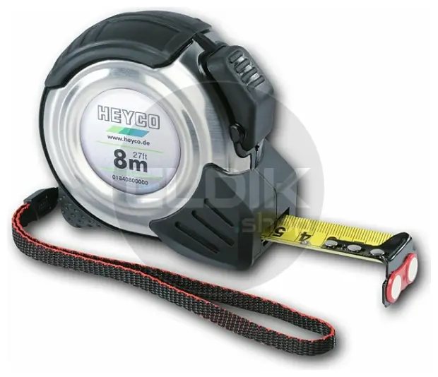 Heyco 01840800000 Rolbandmaat 8 meter
