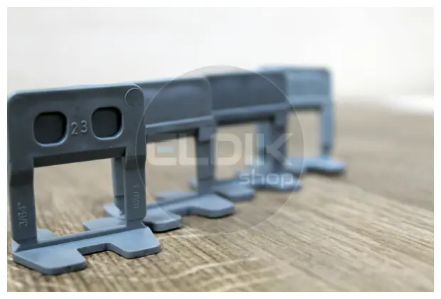 Tayg 913358 Tegel nivelleer clips voegbreedte 1,0 mm | voor tegels 16-22 mm dik | 500 stuks