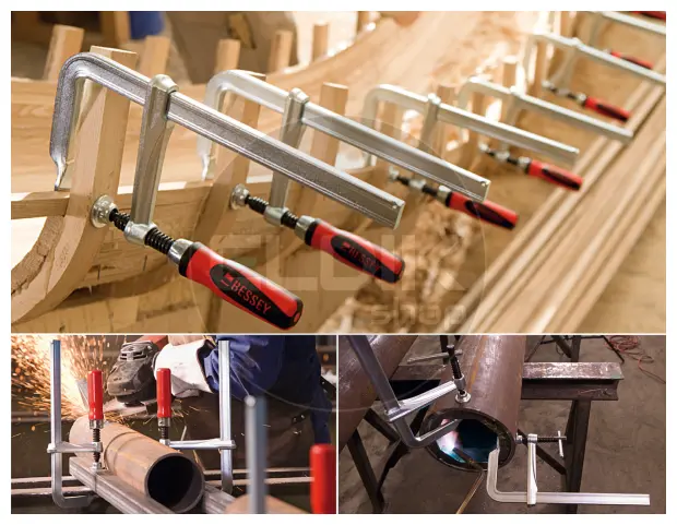 Bessey GZ80 Geheel stalen lijmtang 800mm