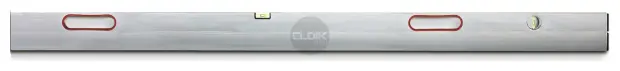 BMI 689200 RS Aluminium strijklat - 1 horizontale libel, 1 verticale libel, 2 handgrepen,  200 cm