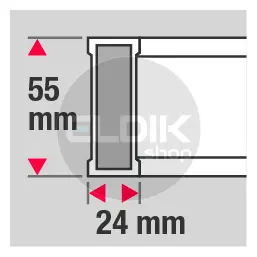 BMI Alustar Magnetische waterpas aluminium 150 cm - 694150 EMS