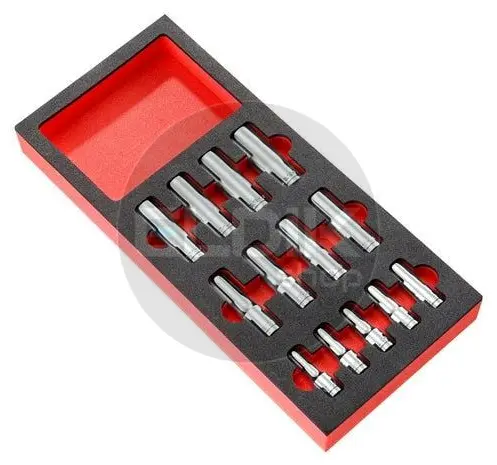 Facom MODM.HLA Foam Module 13 Delige 3/8” - 1/2” Lange Dopppen