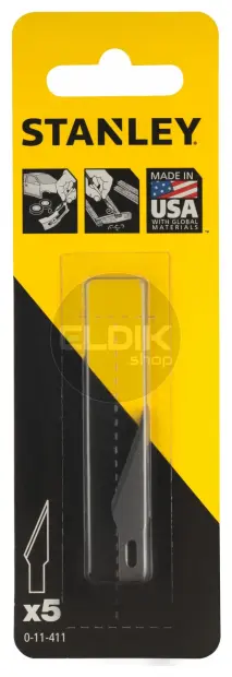 Stanley 0-11-411 Reserve Hobbymesjes 10-401 | 5 Delige Set