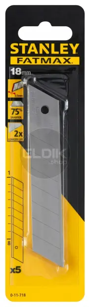 Stanley 0-11-718 FATMAX Reserve Afbreekmes 18 mm | 5 Delige Set