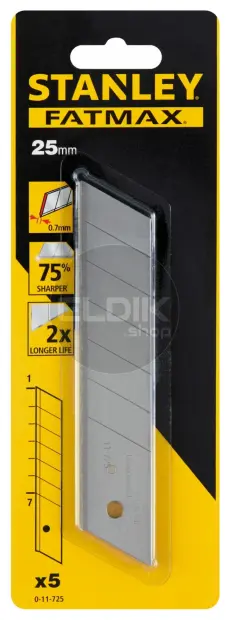Stanley 0-11-725 FATMAX Reserve Afbreekmes 25 mm | 5 Delige Set