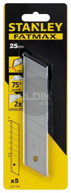 Stanley 0-11-725 FATMAX Reserve Afbreekmes 25 mm | 5 Delige Set