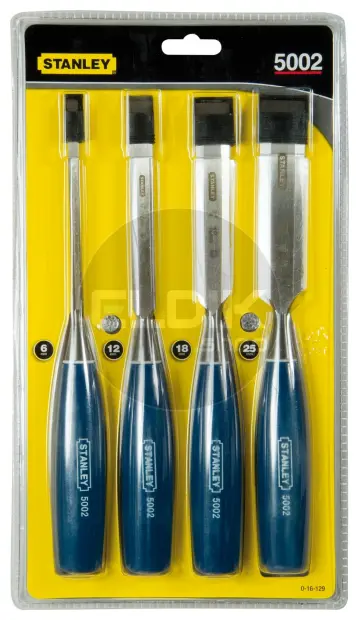 Stanley 0-16-129 Houtbeitelset 4-delig (6, 12, 18, 25 mm)