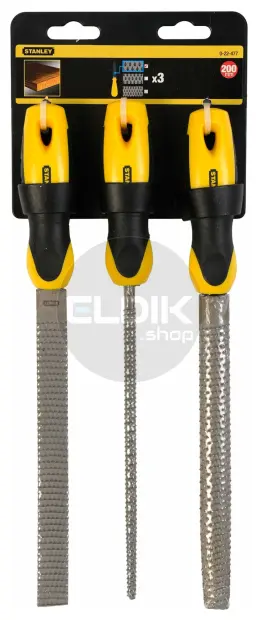 Stanley 0-22-477 3delige Set Rasp Bastaard 200mm