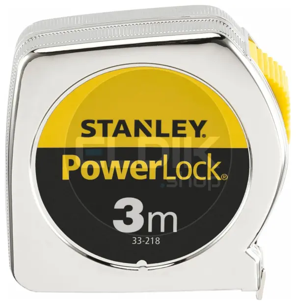 Stanley 0-33-218 Rolbandmaat Powerlock 3m - 12,7mm metaal