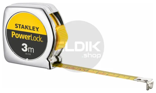 Stanley 0-33-218 Rolbandmaat Powerlock 3m - 12,7mm metaal