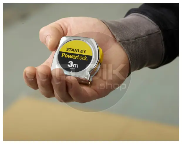 Stanley 0-33-218 Rolbandmaat Powerlock 3m - 12,7mm metaal