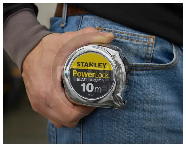Stanley 0-33-532 Rolbandmaat Powerlock Blade Armor 10m - 25mm
