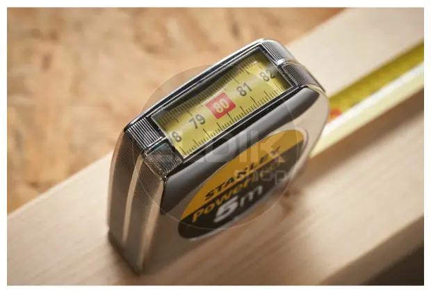 Stanley 0-33-932 Rolbandmaat Powerlock 5m - 19mm Boveninkijkvenster