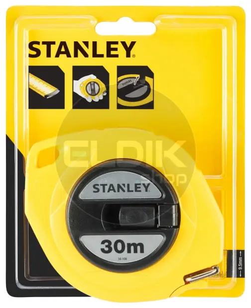 Stanley 0-34-108 Landmeter Staal 30m - 9,5mm Gesloten Kast