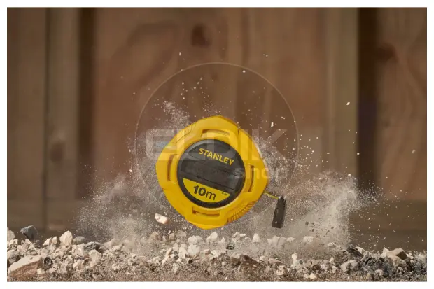 Stanley 0-34-295 Landmeter Fiberglas 10m - 12,7mm Gesloten Kast