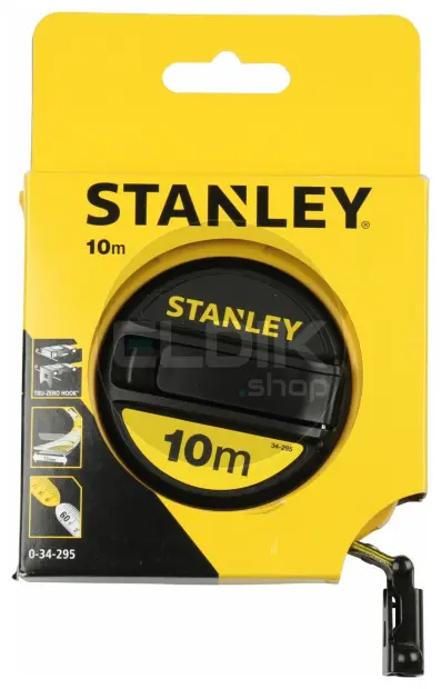 Stanley 0-34-295 Landmeter Fiberglas 10m - 12,7mm Gesloten Kast