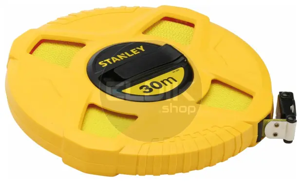 Stanley 0-34-297 Landmeter Fiberglas 30m - 12,7mm Gesloten Kast