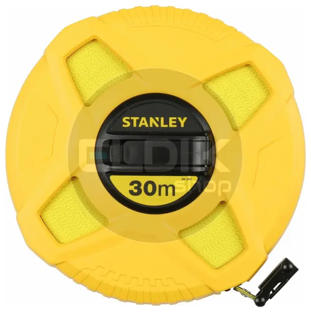Stanley 0-34-297 Landmeter Fiberglas 30m - 12,7mm Gesloten Kast