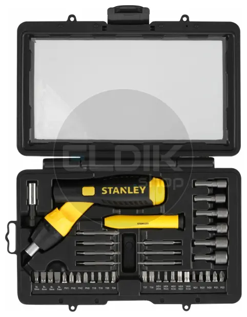 Stanley 0-63-038 38 Delige Pistoolgreep Ratel-Bit-Set