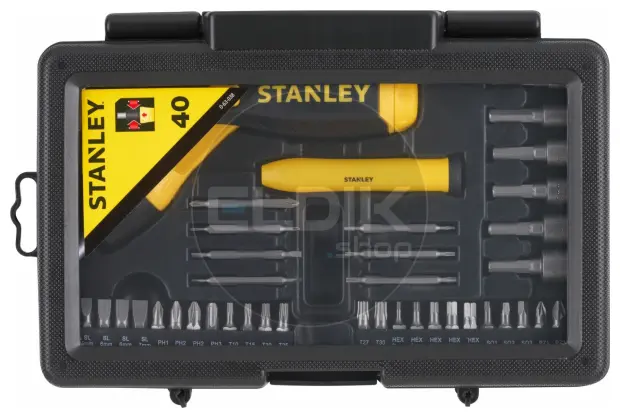 Stanley 0-63-038 38 Delige Pistoolgreep Ratel-Bit-Set
